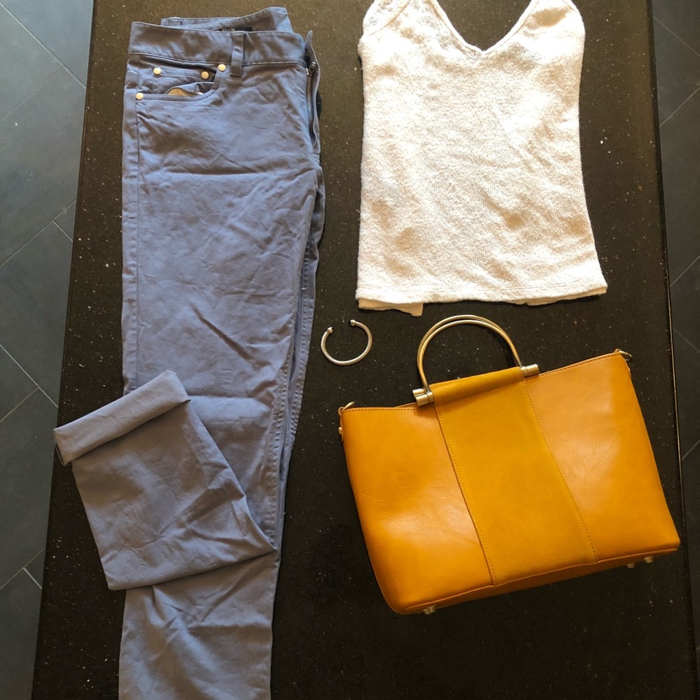 Brooks Brothers Blue Cotton Pants